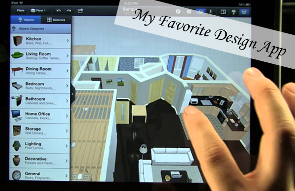 Save Time! My New Fav 3D App: Interior Design For the IPad