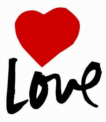 Love graphic with heart