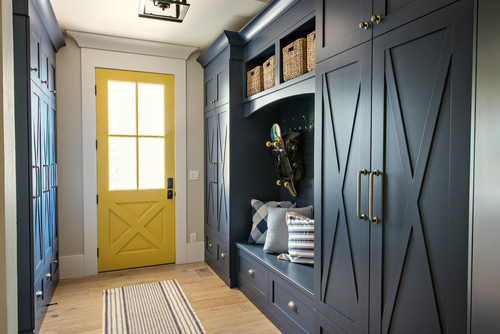 Luxury Mudroom Cabinet and Locker Design