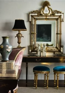 black lamp shades