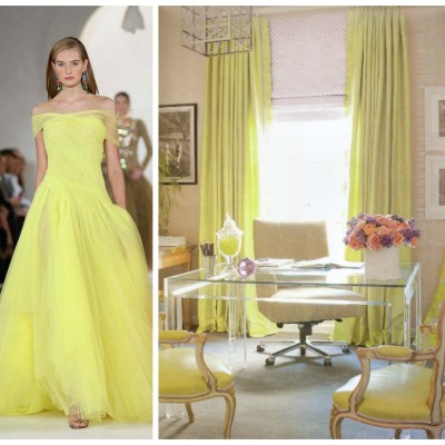 Pantones Colors In Fashion Paired With Home Office For Inspiration!