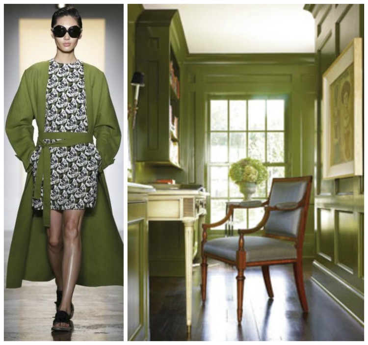 PANTONE CYPRESS - Office Workspace - SS15 - Fashion & Decor Collage - Lynda Quintero-Davids