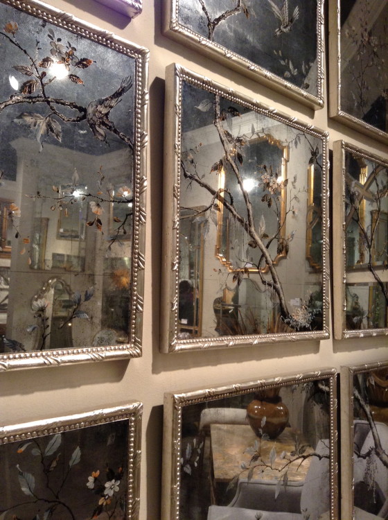 pictures of some of the larger mirrors in the John Richard Collection