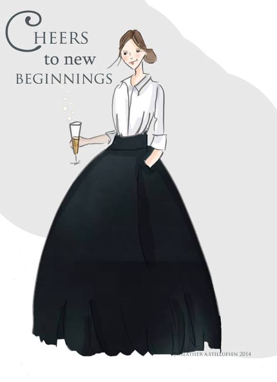 CHEERS TO NEW BEGININNGS