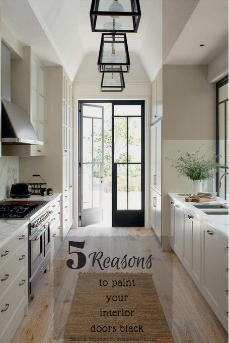 5 reasons to paint your interior doors black