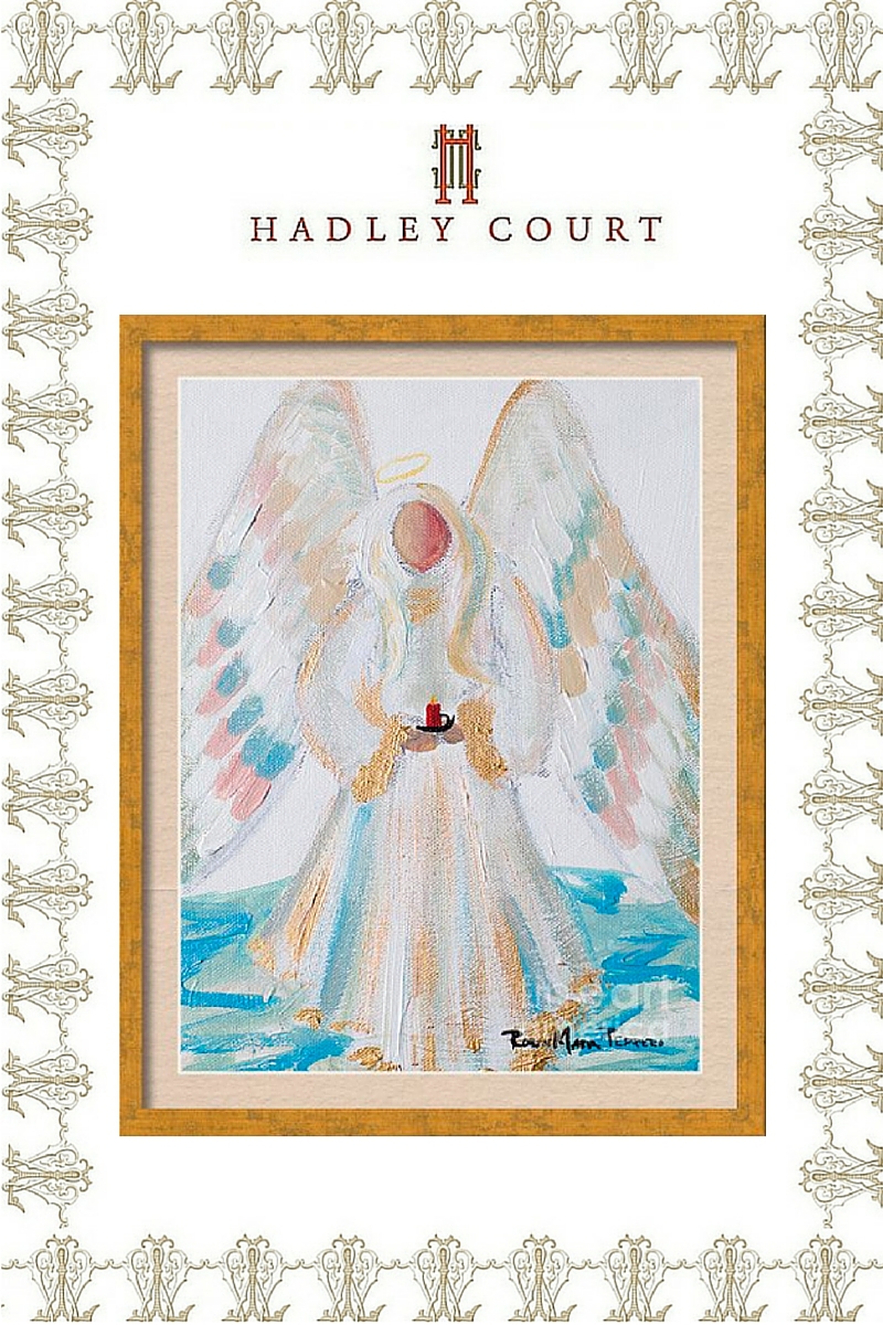 Award winning Florida artist Robin Maria Pedrero's angel print - A Hadley Court #Holiday2015 *Top 10* Gift Selection 