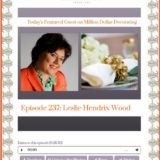 Leslie Hendrix Wood Appears On The Million Dollar Decorating Podcast!