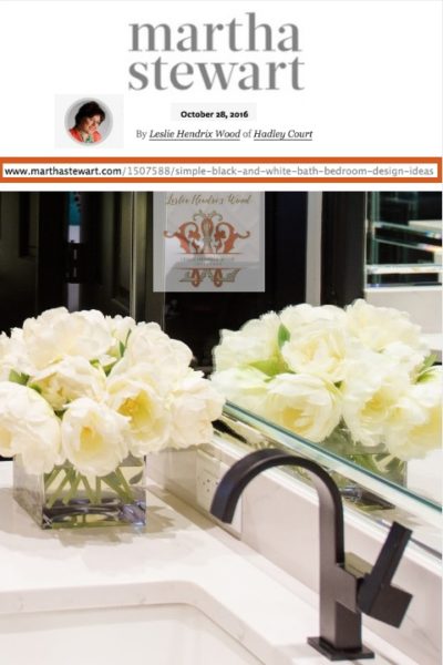 Leslie Hendrix Wood Interiors on Martha Stewart