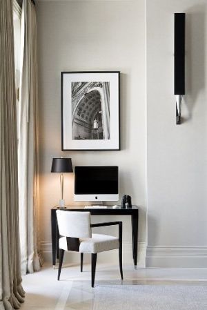 Black and White Workspace