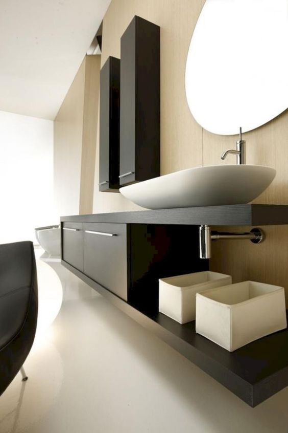 modern and minimalist bathroom we love neutral idea