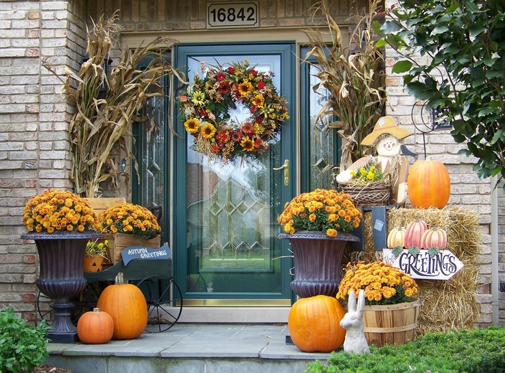 How To Decorate A Front Porch For Fall Hadley Court