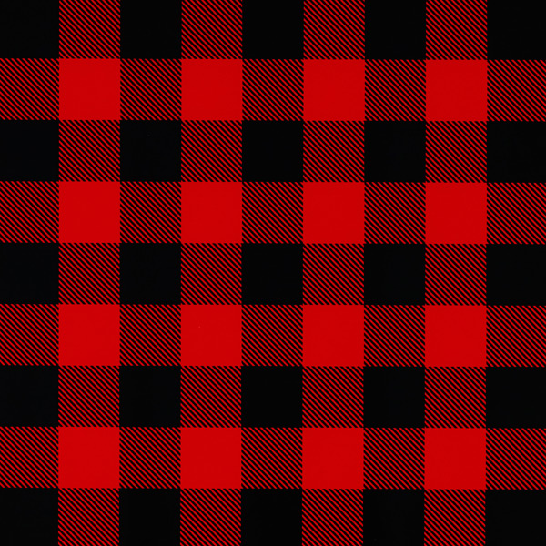 red plaid wrapping paper