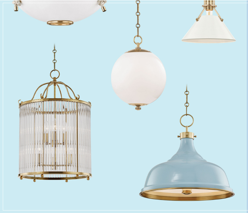 Sikes and Hudson Valley Lighting with round details