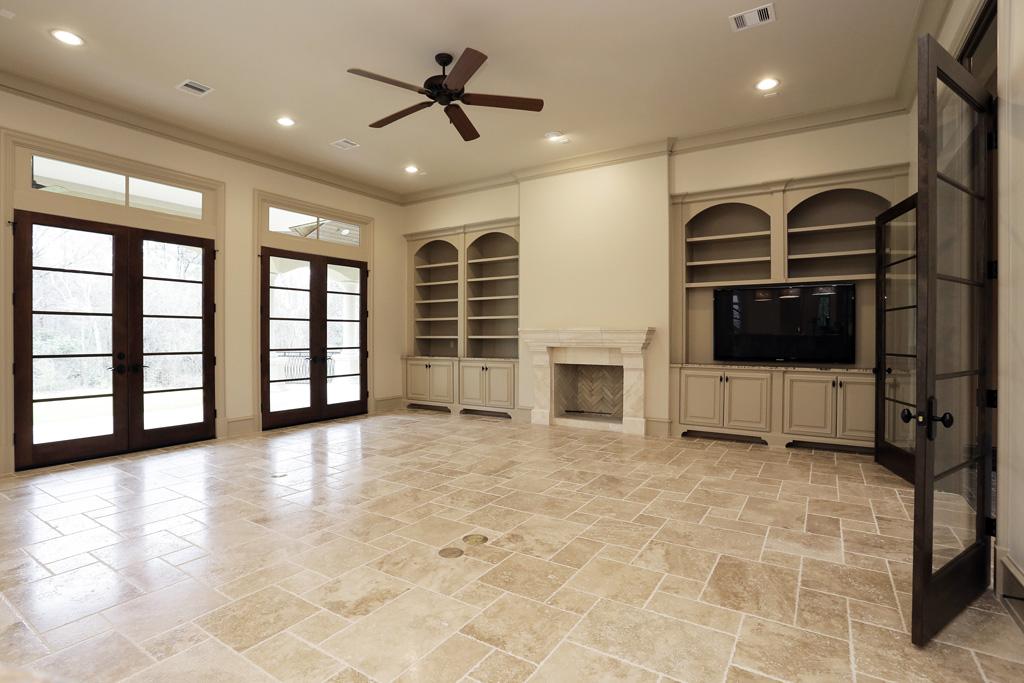 travertine floors living room