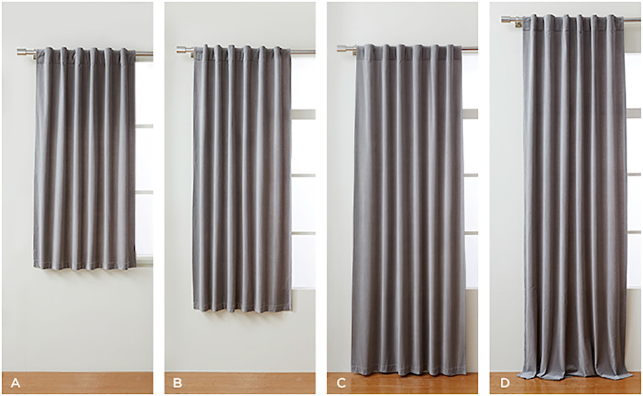 standard curtain lengths