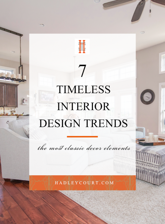 timeless interior design trends 