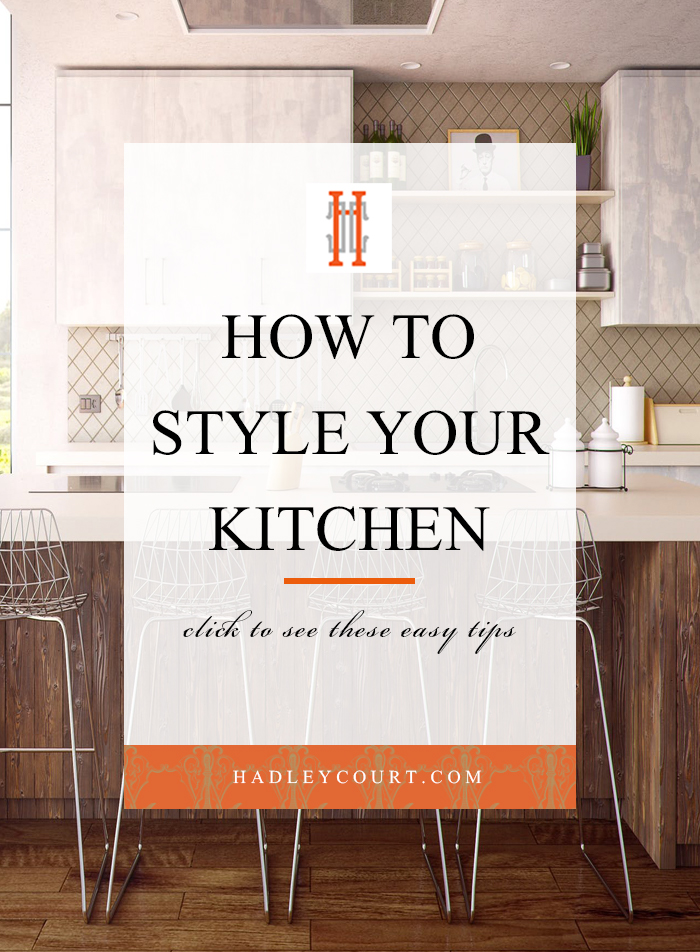 how to style your kitchen