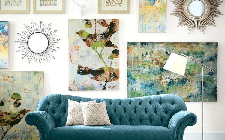 Tips On How High To Hang A Mirror, How Big Should A Mirror Be Over Sofa