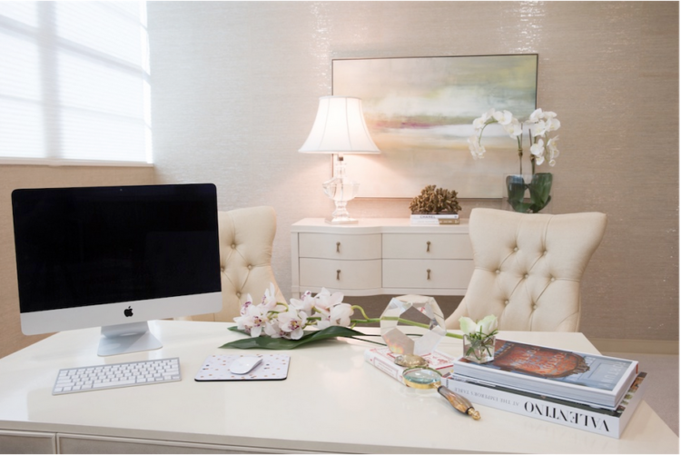 Create A Chic Elegant Home Office Hadley Court Interior Design Blog - Elegant Home Office Decorating Ideas