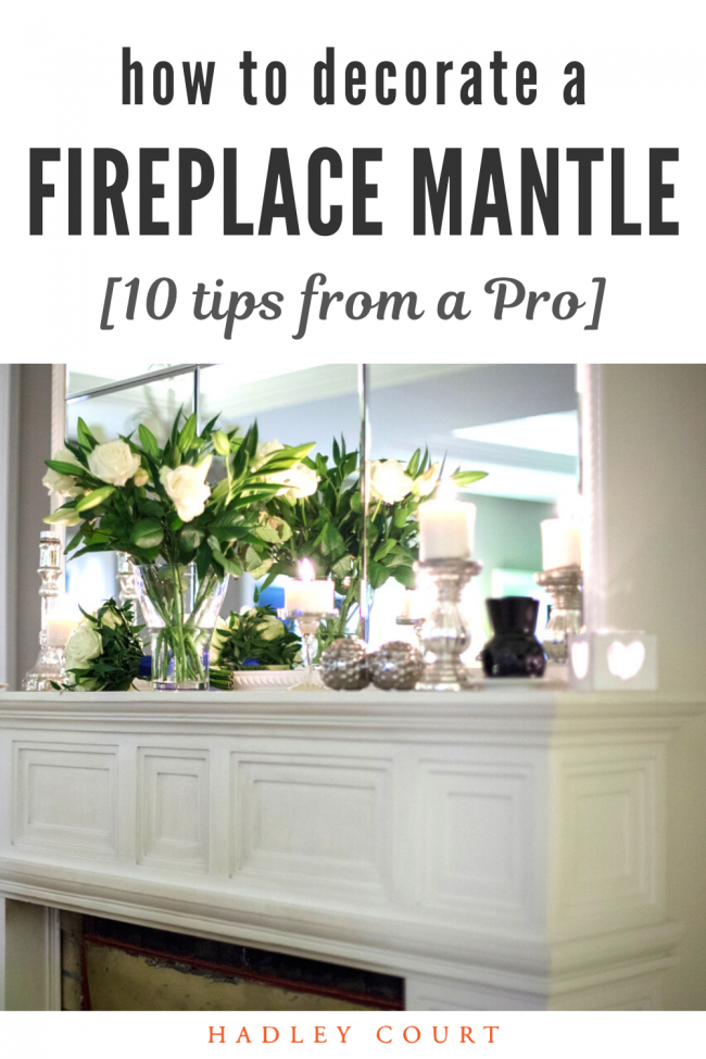 how to decorate fireplace mantel